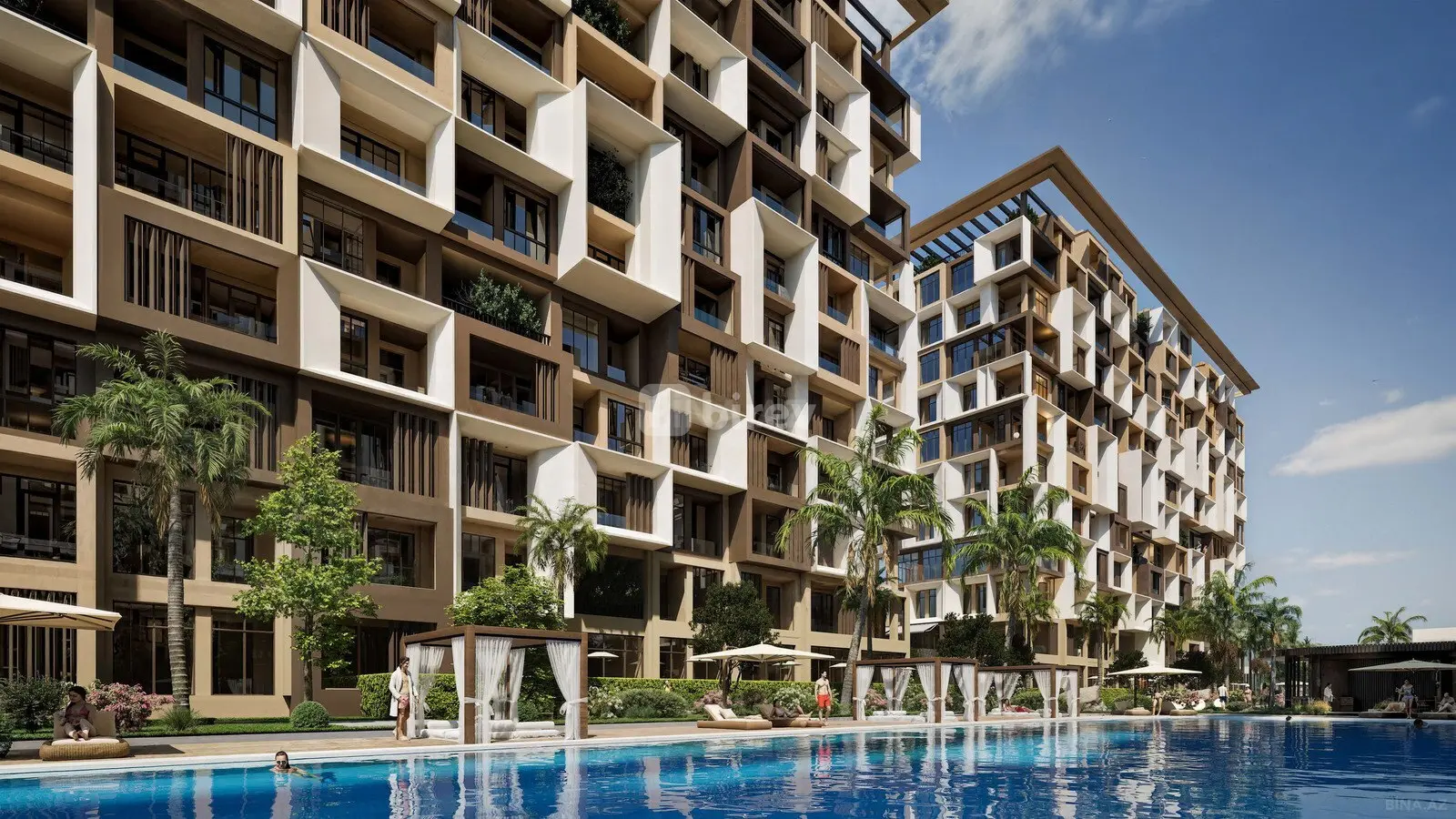 1 otaqlı mənzil, Nardaran q., Sea Breeze, Sabunçu rayonu — şəkil 5