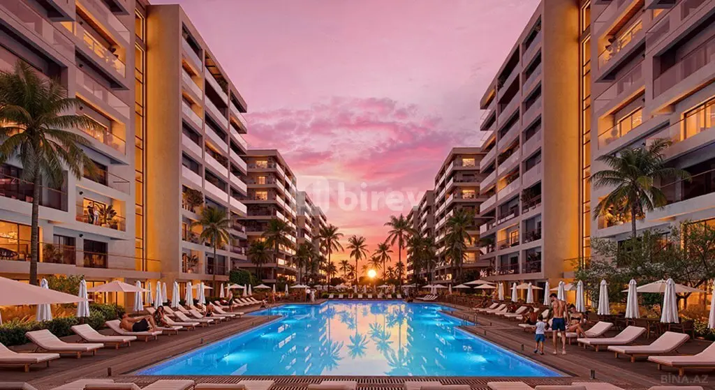 2 otaqlı mənzil, Nardaran q., Sea Breeze Park Residence, Sabunçu rayonu — şəkil 4