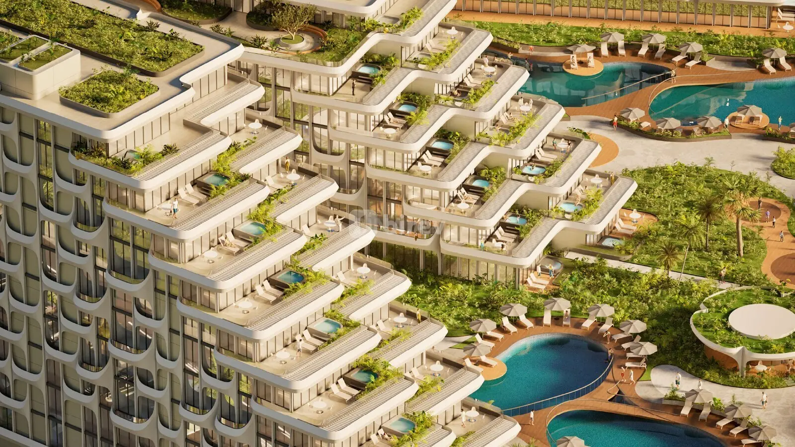 1 otaqlı mənzil, Nardaran q., Sea Breeze, Sabunçu rayonu — şəkil 6