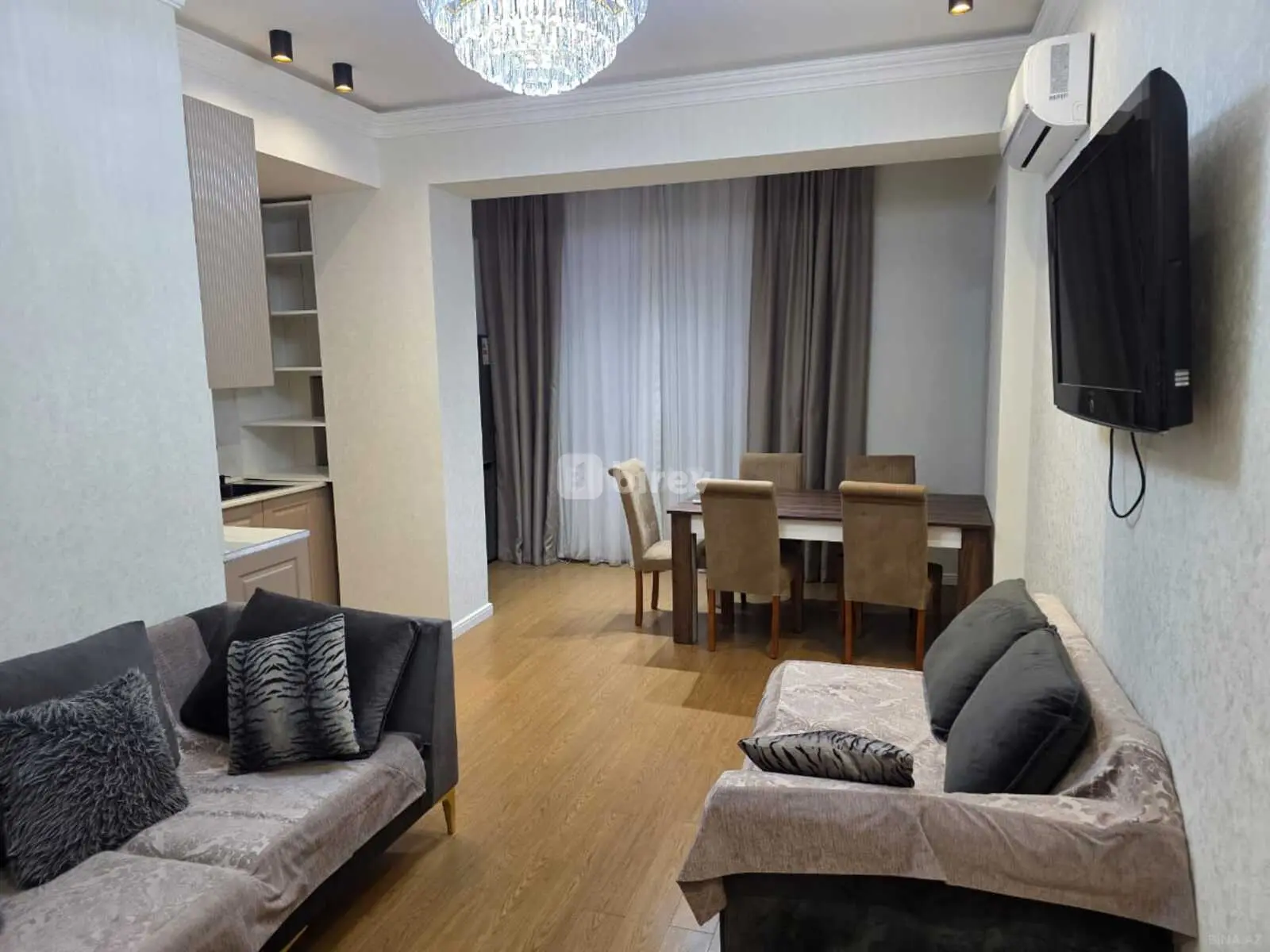 3 otaqlı mənzil, Nəsimi rayonu, İmran Qasımov küçəsi, giriş 41, M15, m4C, Bakı şəhəri — şəkil 1