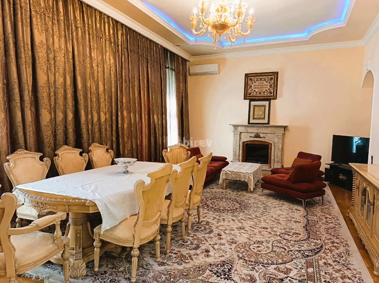 3 otaqlı mənzil, Səbail rayonu, Üzeyir Hacibəyov küçəsi, Bakı şəhəri — şəkil 3