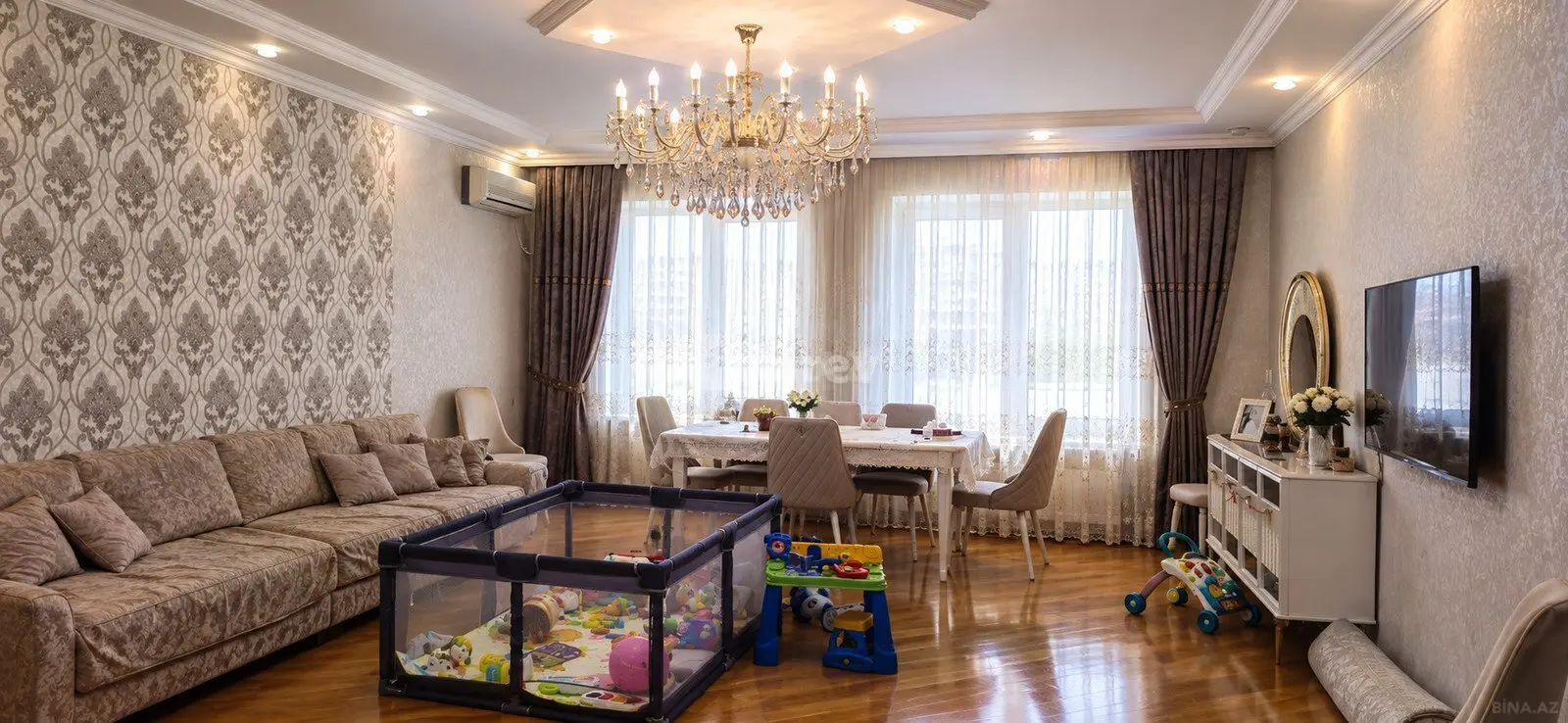 3 otaqlı mənzil, Nəsimi rayonu, Tbilisi pr., Bakı şəhəri — şəkil 3