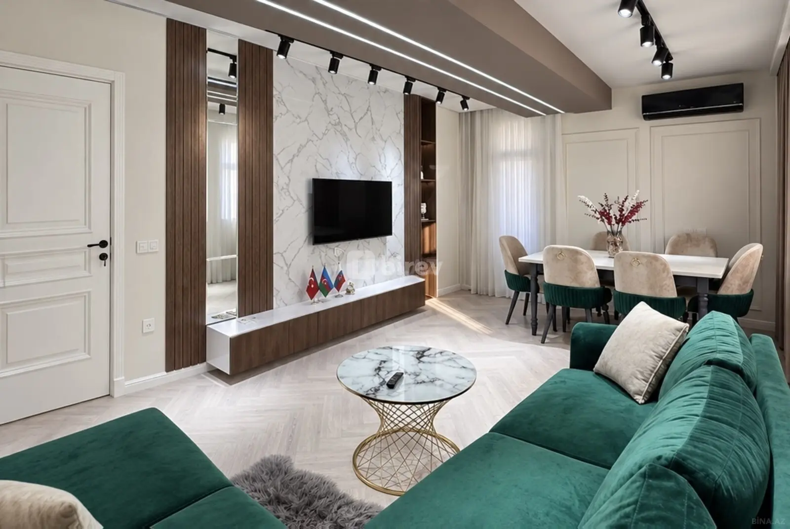 3 otaqlı mənzil, Nəsimi rayonu, Sarabski küçəsi, Bakı şəhəri — şəkil 4
