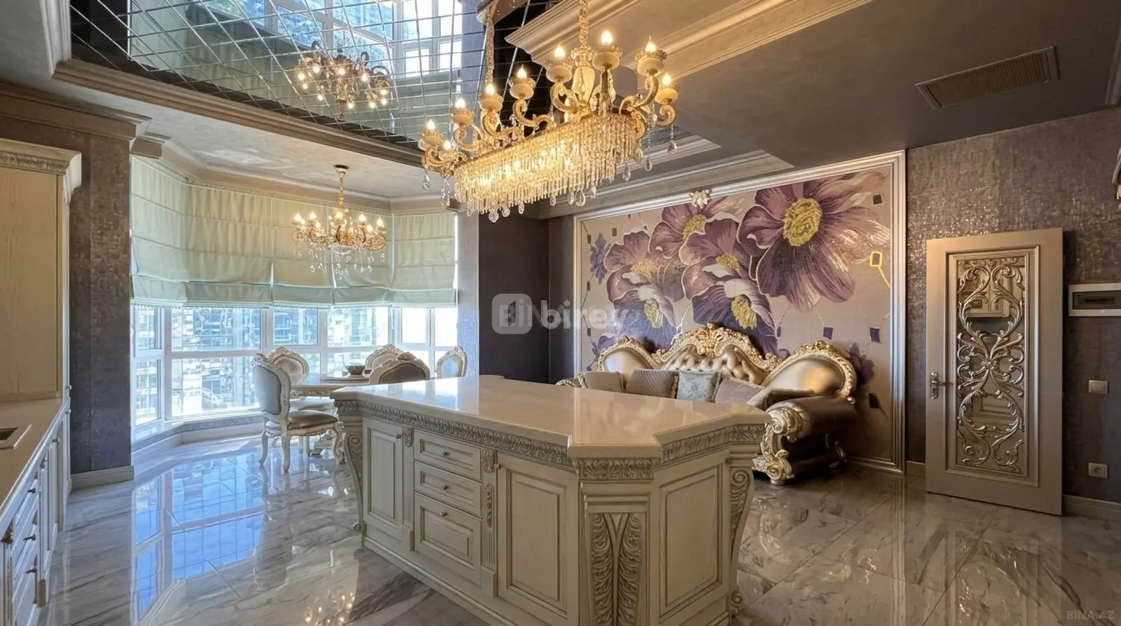 4 otaqlı mənzil, Nəsimi rayonu, Neftçilər pr., Bakı şəhəri — şəkil 8