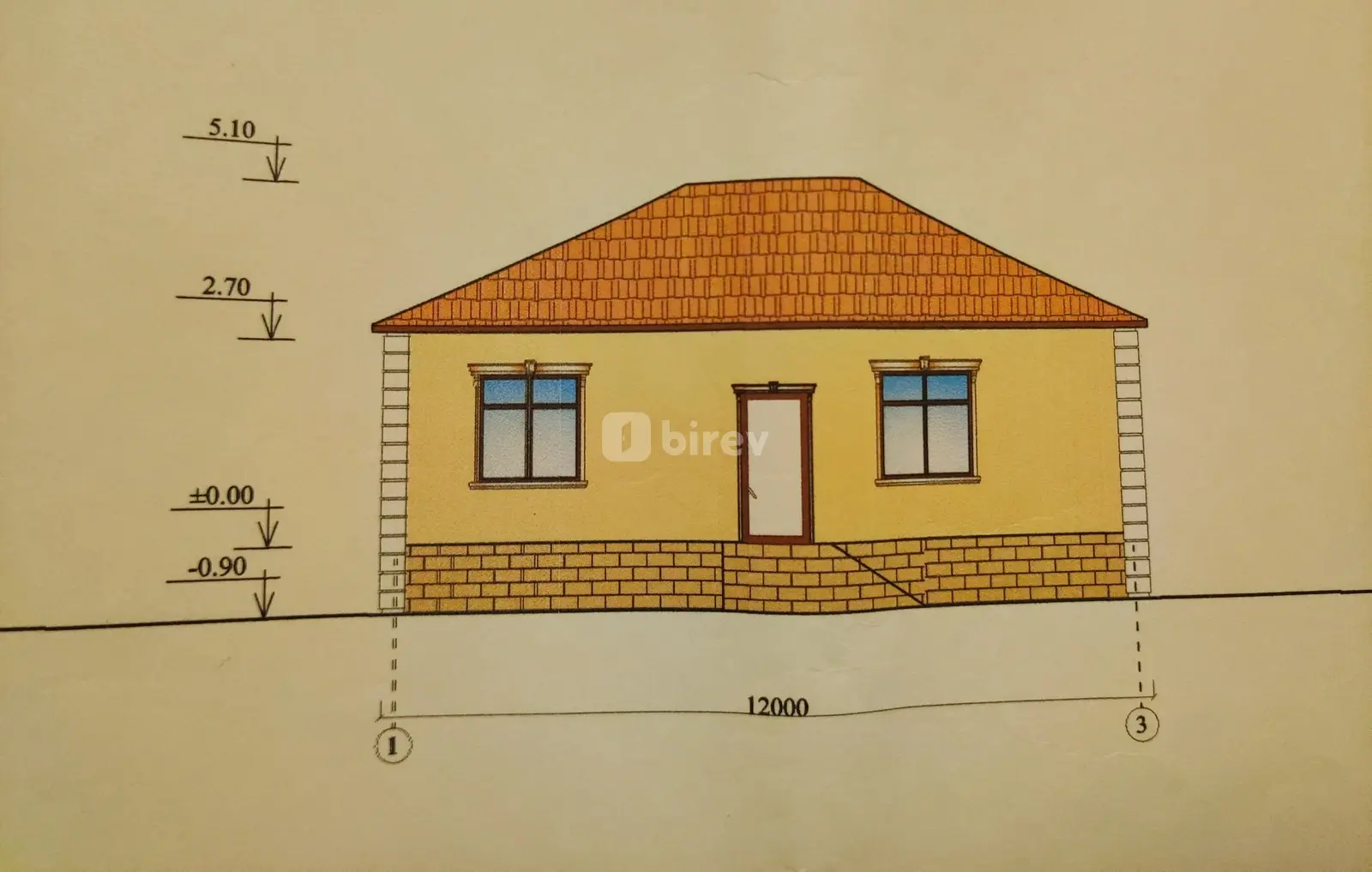 3 otaqlı həyət evi, Binə q., Binə qəsəbəsi, Xəzər rayonu — şəkil 14