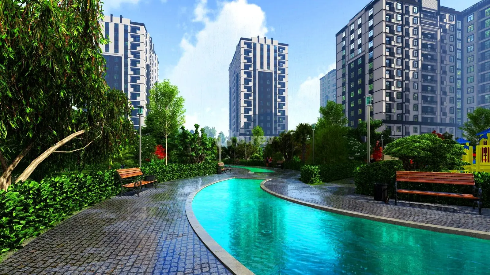 2 otaqlı mənzil, Xırdalan q., H.Əliyev pr., Abşeron rayonu — şəkil 16