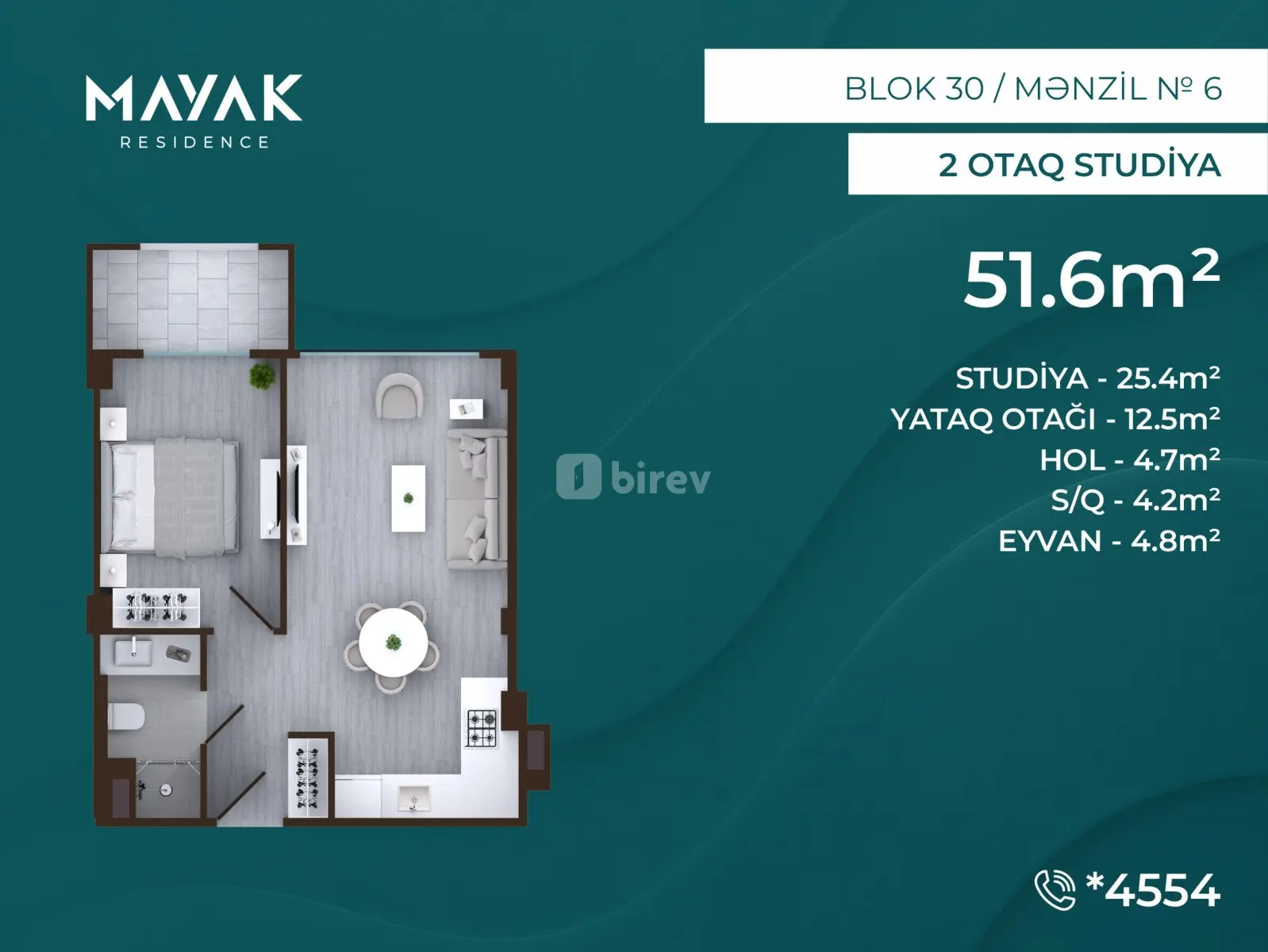 2 otaqlı mənzil, Zığ q., Hətəm Allahverdiyev küç. 78, Suraxanı rayonu — şəkil 2