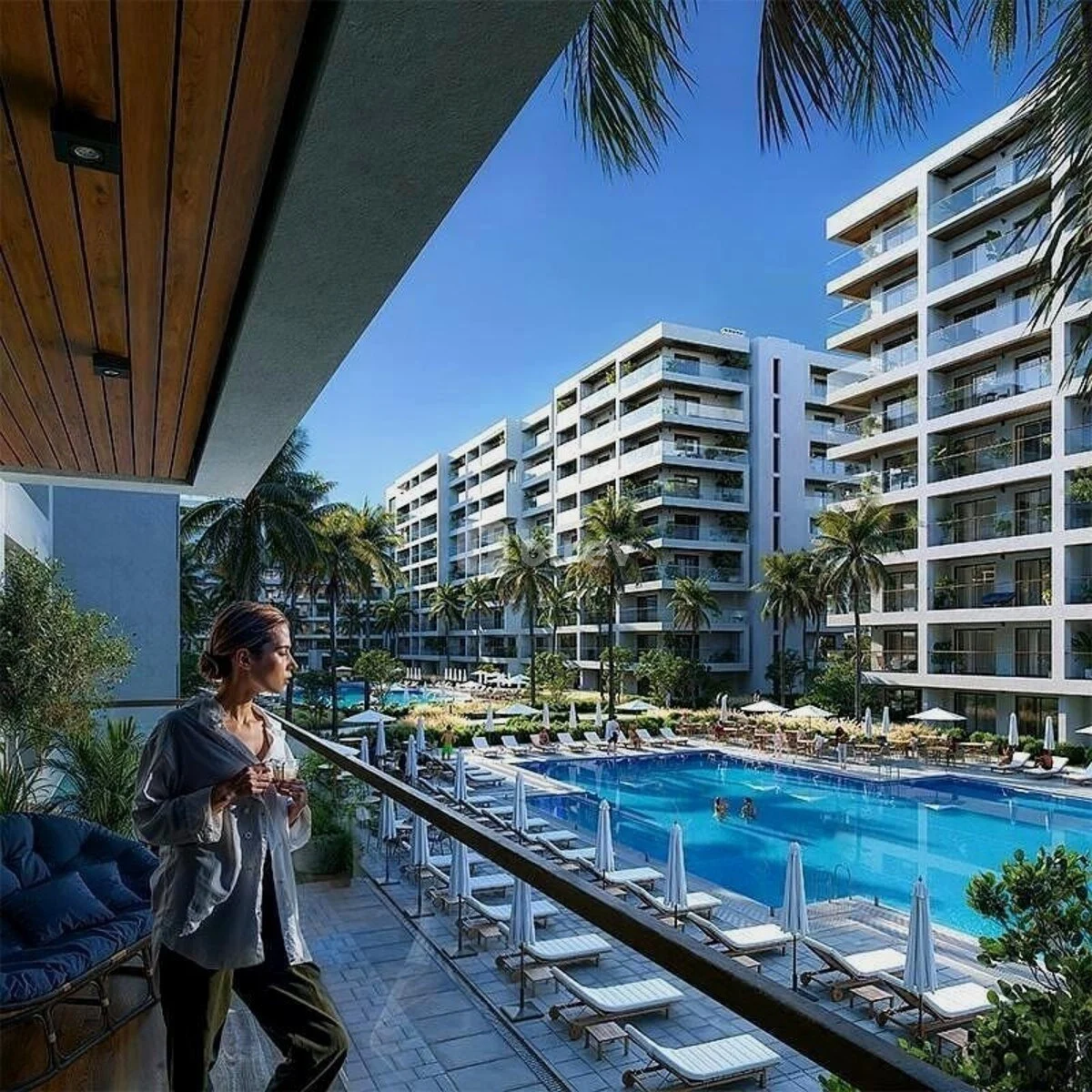 1 otaqlı mənzil, Nardaran q., Park Residence III, Sabunçu rayonu — şəkil 4