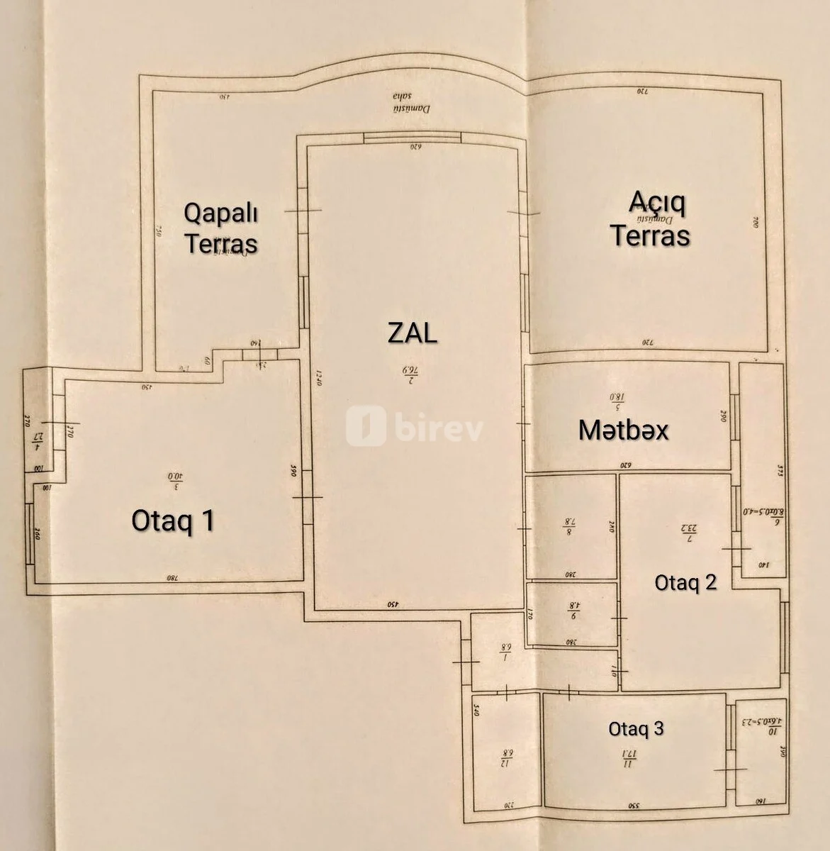 5 otaqlı mənzil, Yasamal rayonu, Mirzə Fətəli Axundov küçəsi, Bakı şəhəri — şəkil 9