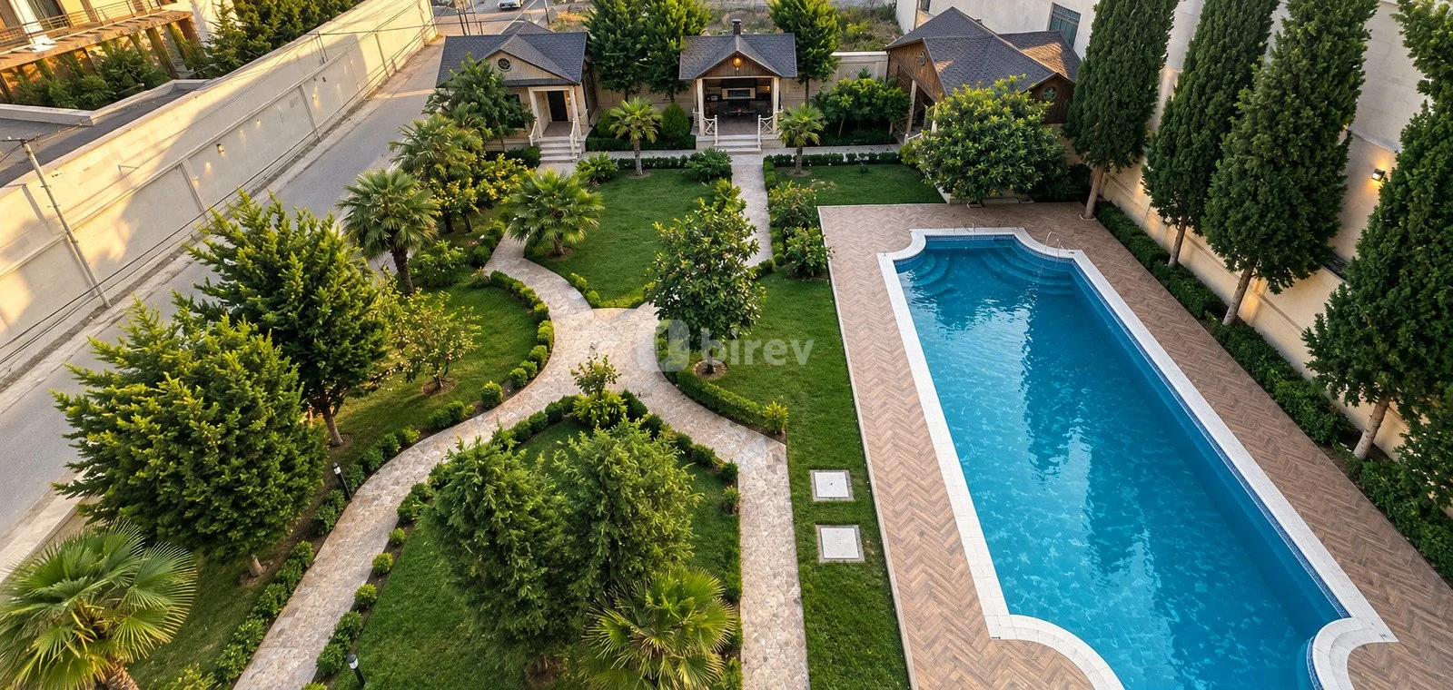 8 otaqlı həyət evi, 6-cı mikrorayon, Sirab k., Binəqədi rayonu — şəkil 2