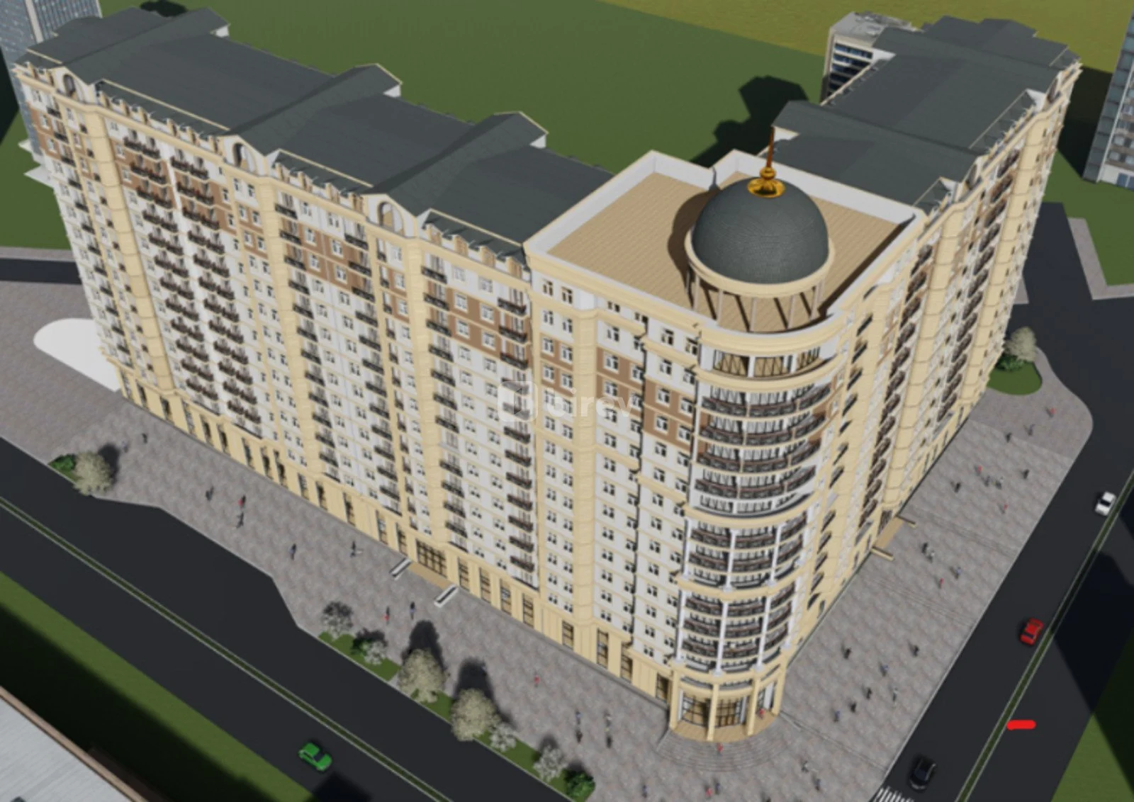1 otaqlı mənzil, Nərimanov rayonu, Həsən Əliyev küçəsi 117A, Bakı şəhəri — şəkil 5