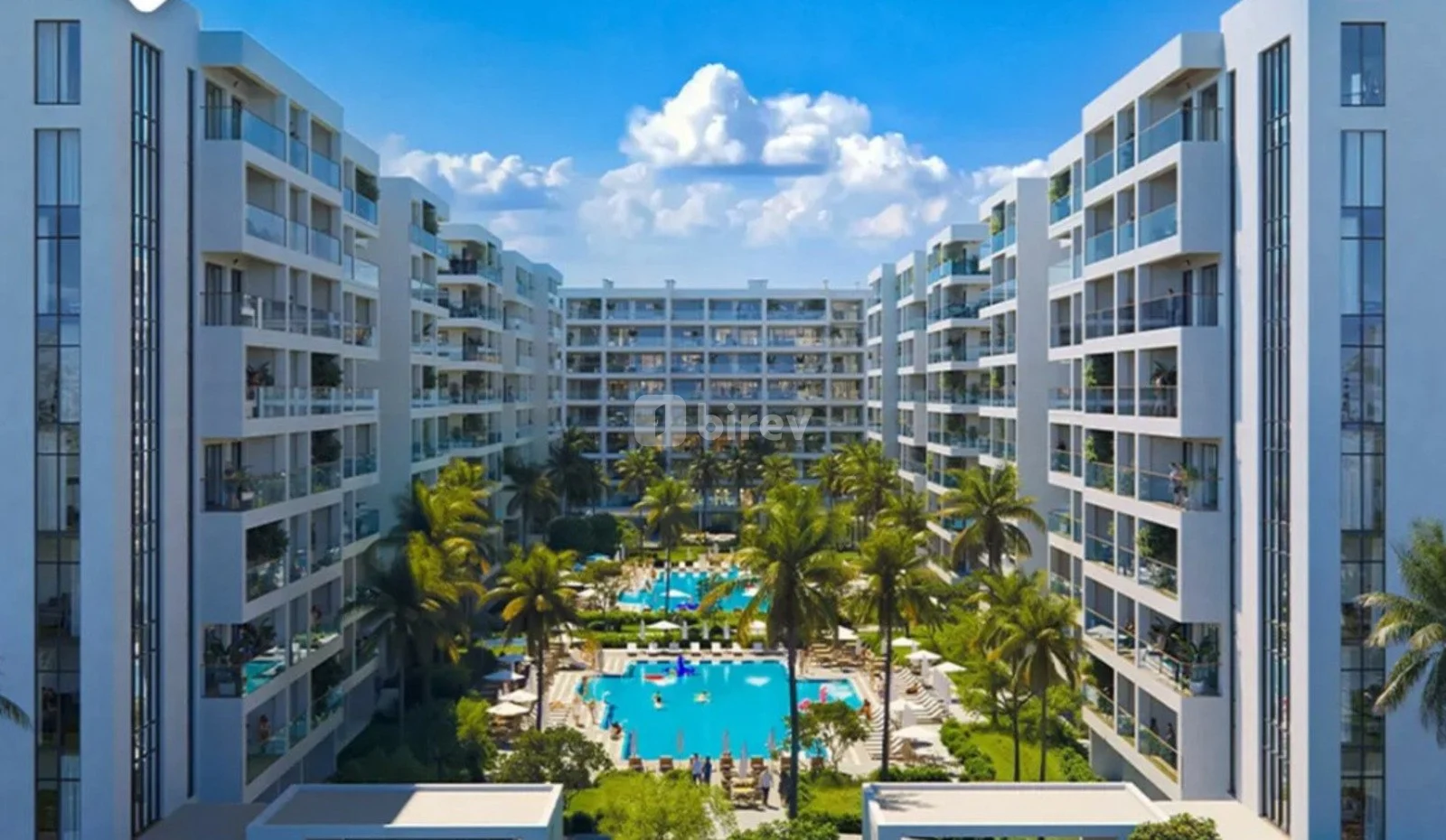 2 otaqlı mənzil, Sea Breeze q., Seabrize Park Resdent 3 92 kv, Sabunçu rayonu — şəkil 1