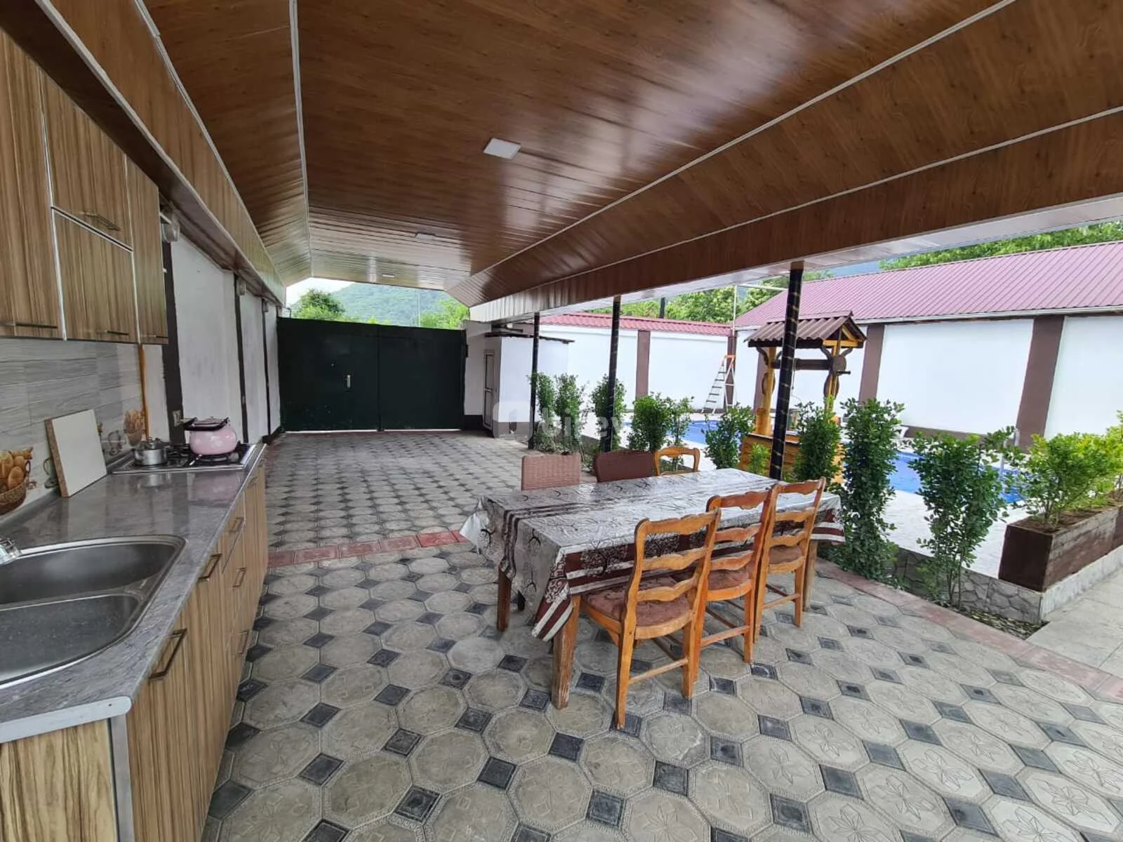5 otaqlı həyət evi, Qəbələ rayonu, Qəbələ r. — şəkil 22