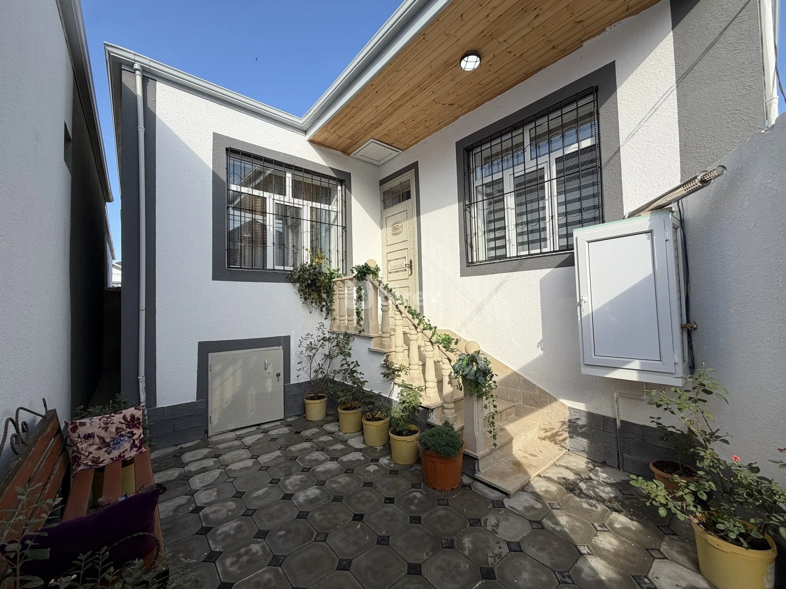 2 otaqlı həyət evi, Məmmədli q., Hüseyn Rəhimov, Abşeron rayonu — şəkil 1