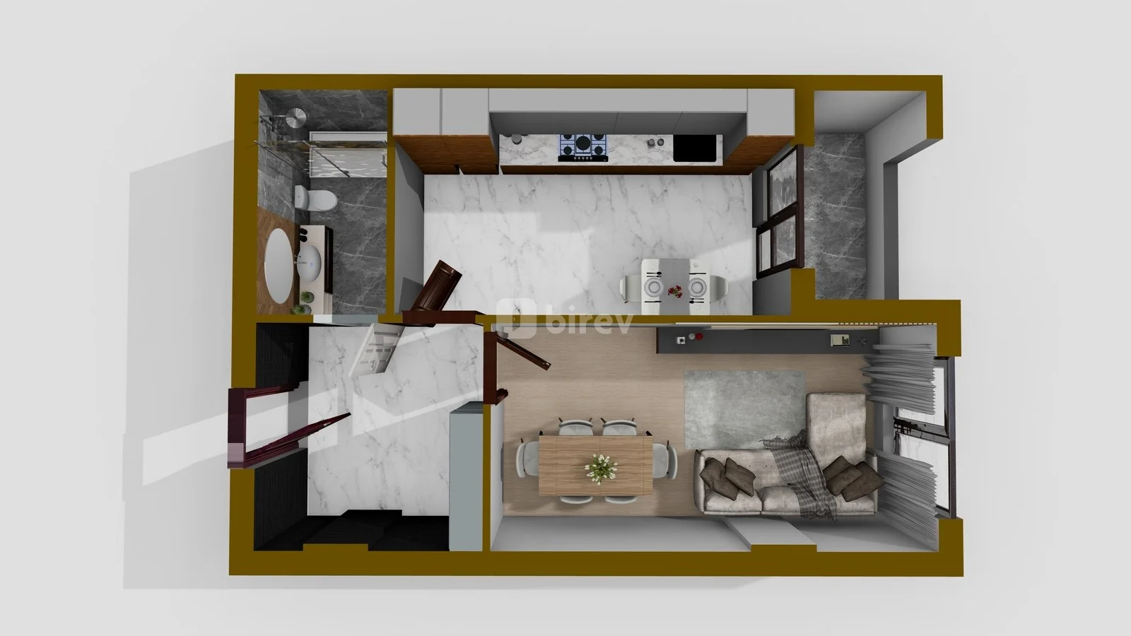 2 otaqlı mənzil, Masazır q., Azadlıq pr.60, Abşeron rayonu — şəkil 5