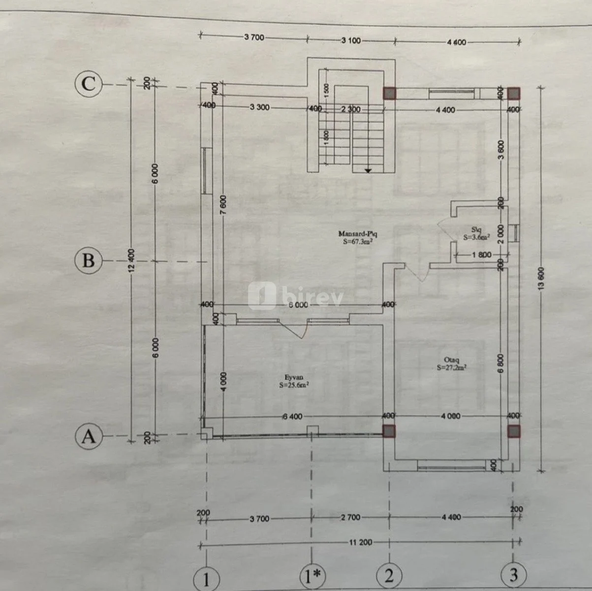 9 otaqlı həyət evi, Xırdalan q., Əcəmi Naxçıvani küç., Abşeron rayonu — şəkil 8