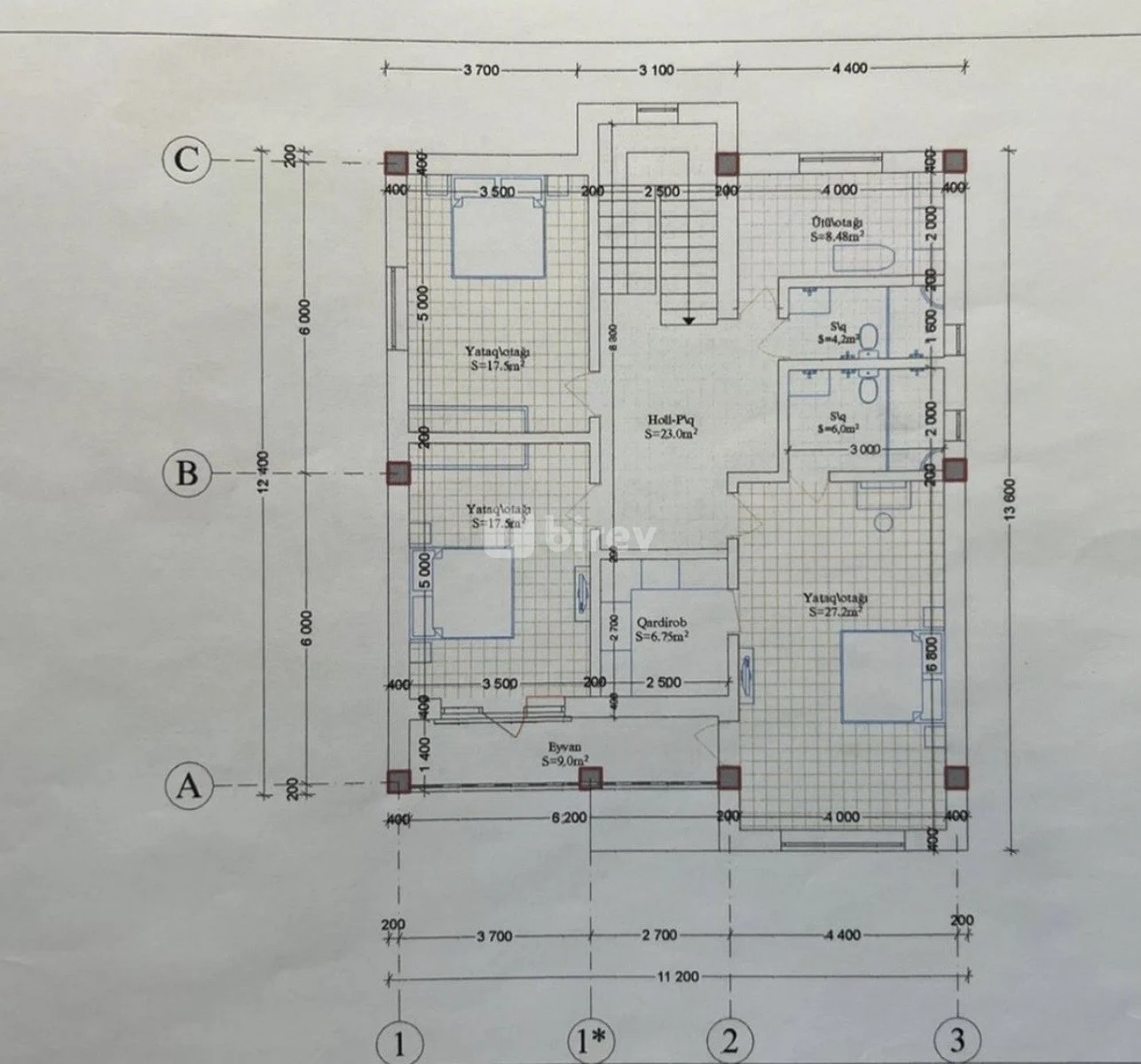 9 otaqlı həyət evi, Xırdalan q., Əcəmi Naxçıvani küç., Abşeron rayonu — şəkil 9