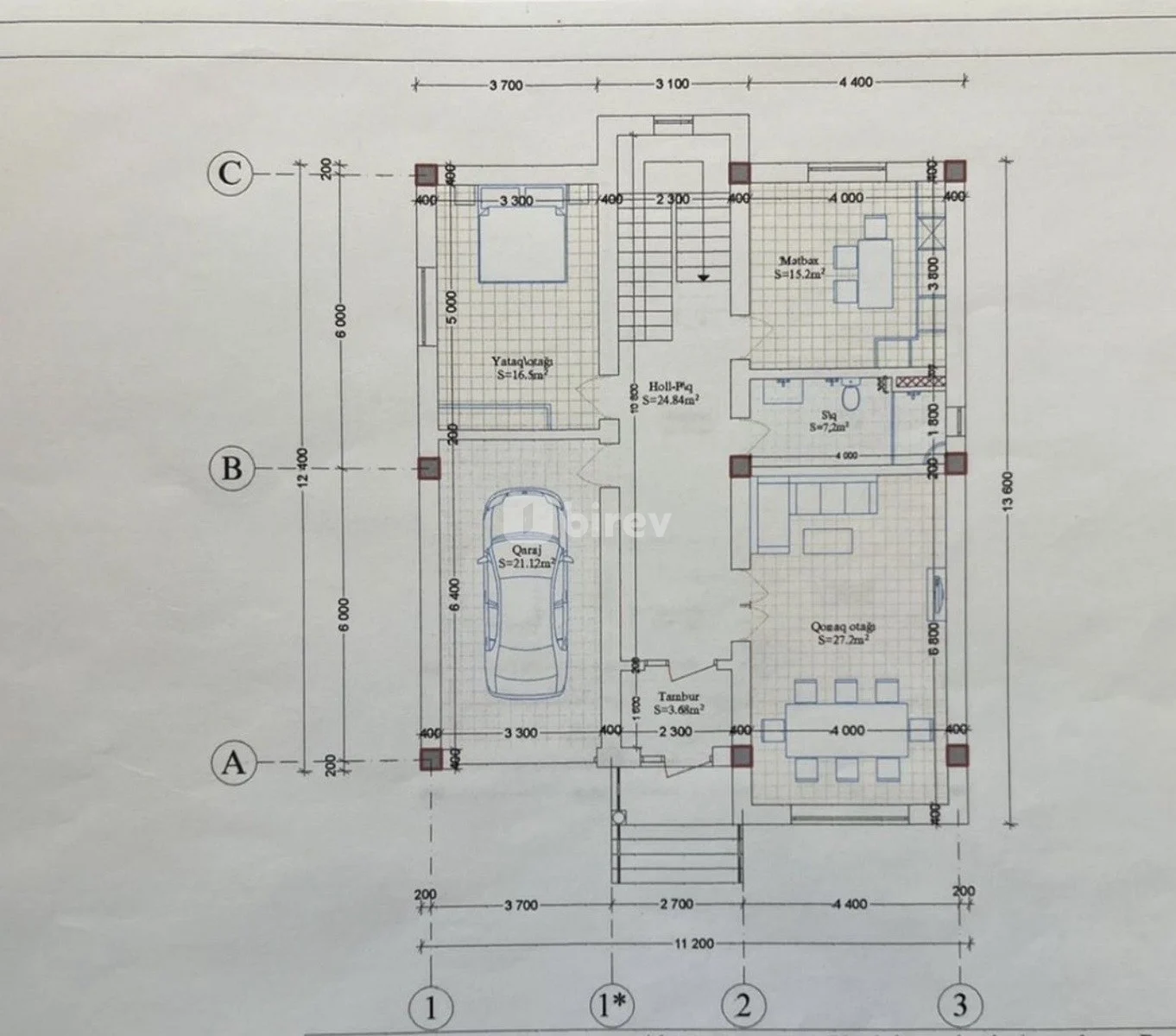 9 otaqlı həyət evi, Xırdalan q., Əcəmi Naxçıvani küç., Abşeron rayonu — şəkil 10