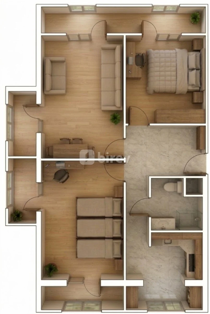 3 otaqlı mənzil, Nəsimi rayonu, Ceyhun Səlimov küç., Bakı şəhəri — şəkil 4