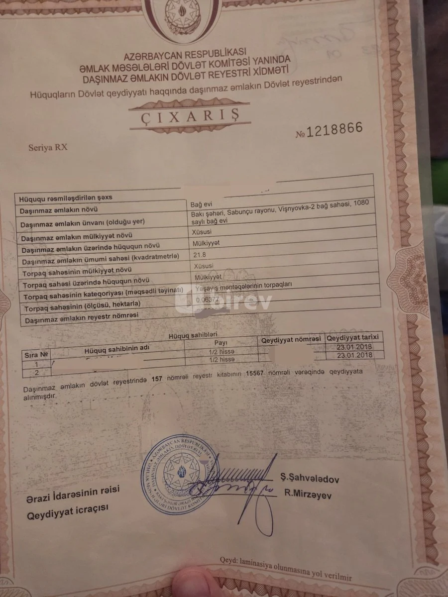 6.4 sot torpaq, Albalılıq q., Albalılıq qəs., Sabunçu rayonu — şəkil 7