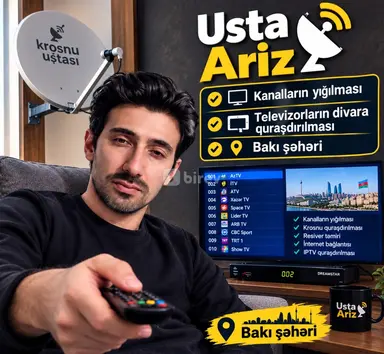 Televizor ustası — iş nümunəsi 1