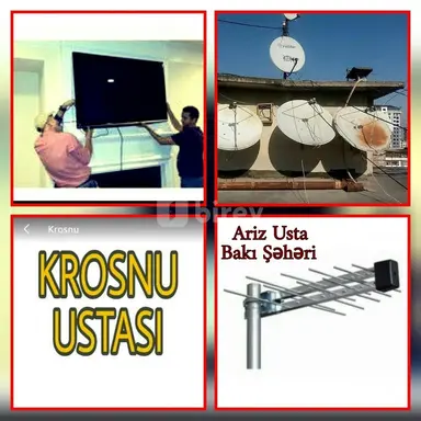 Televizor ustası — iş nümunəsi 2