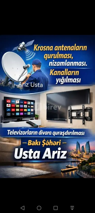 Televizor ustası — iş nümunəsi 11