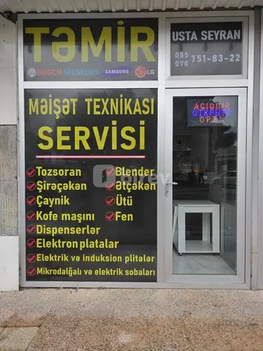 Məişət texnikası ustası — iş nümunəsi 1