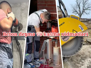 Beton ustası — iş nümunəsi 1