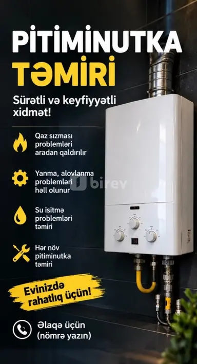 Məişət texnikası ustası — iş nümunəsi 1