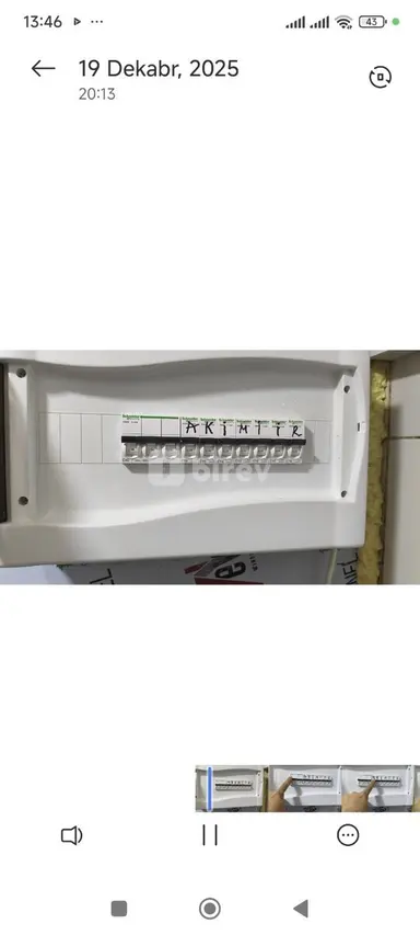 Elektrik ustası — iş nümunəsi 1