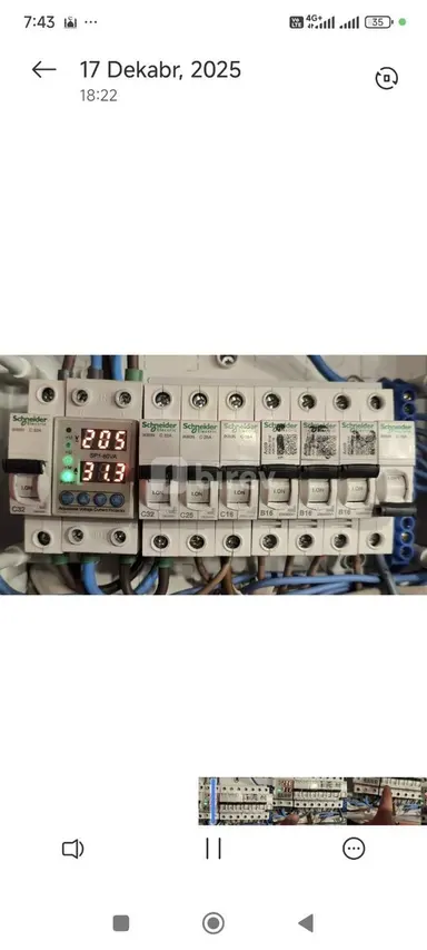 Elektrik ustası — iş nümunəsi 7