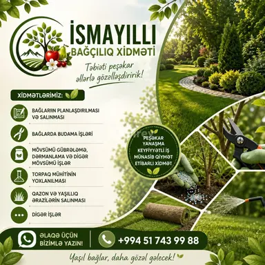 Bağban — iş nümunəsi 1
