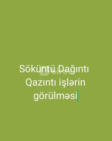 Söküntü ustası — iş nümunəsi 1