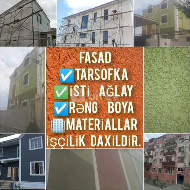 Fasad ustası — iş nümunəsi 2
